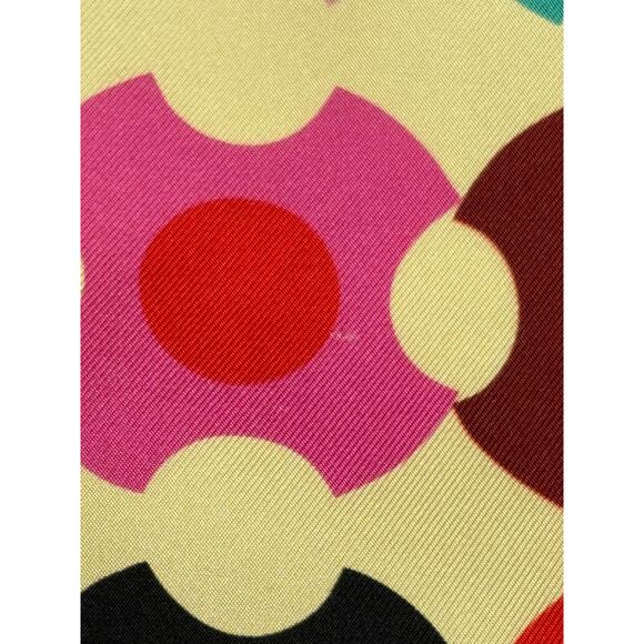 La DoubleJ Groovy Dot Silk Twill Geometric T-Shirt Size Small - Picture 10 of 10